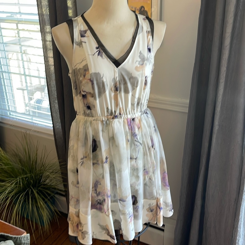 Simply Vera Wang Floral Print Tank Dress Women’s Size Medium